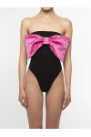 ROMY COTTON BODY WITH PINK SATIN DETAILS 